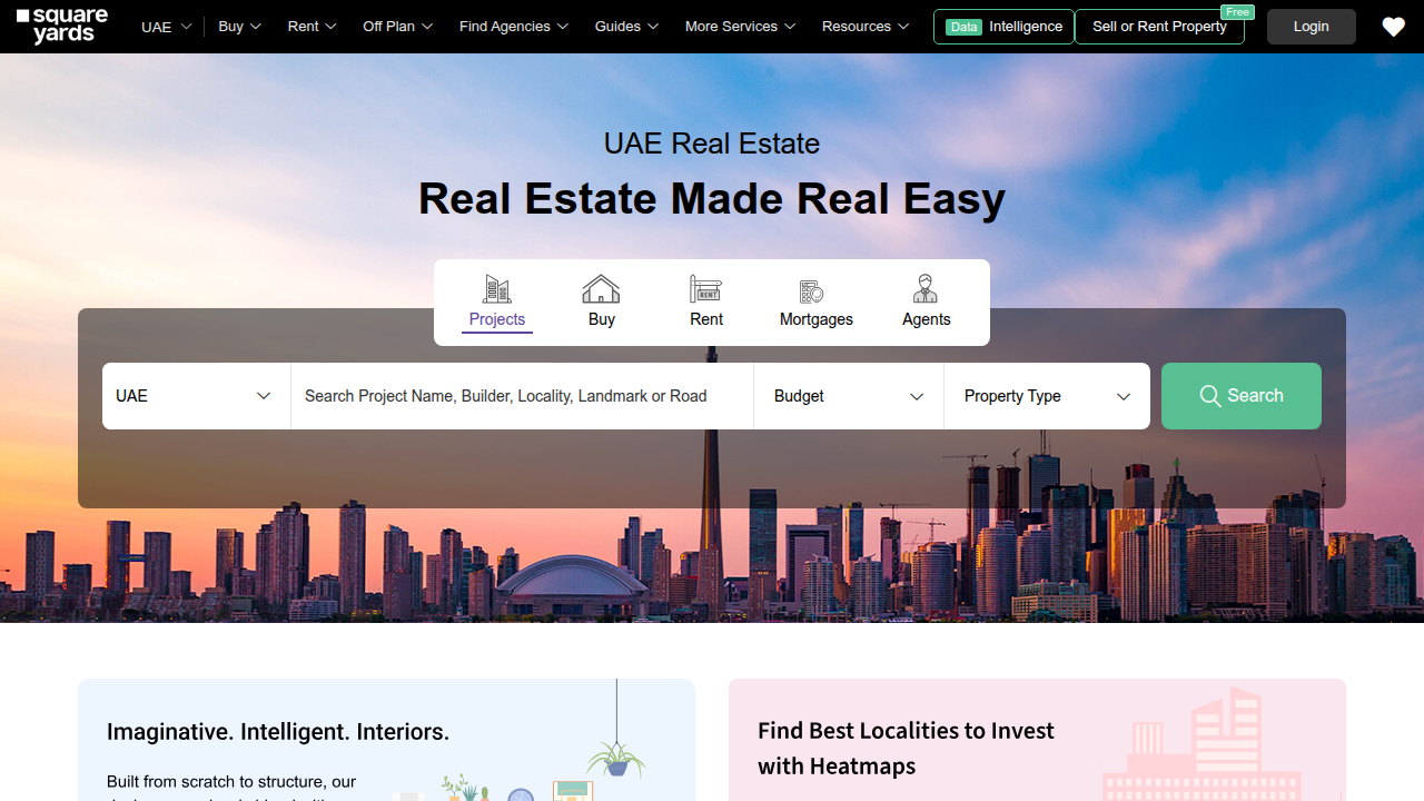 Square Yards provides detailed area guides for Dubai, offering insights into community expansion and new projects.