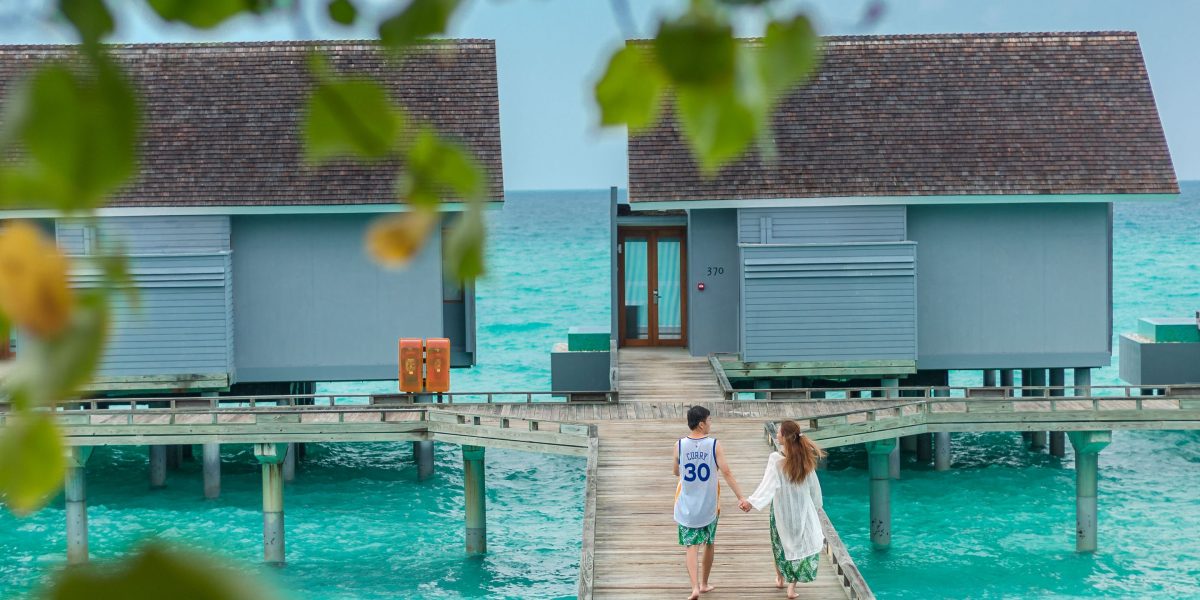 Couples considering a high-end property purchase.