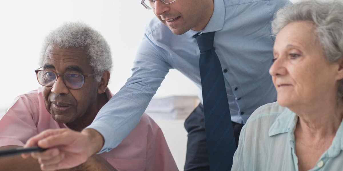 An expert guiding clients through their property investment options.
