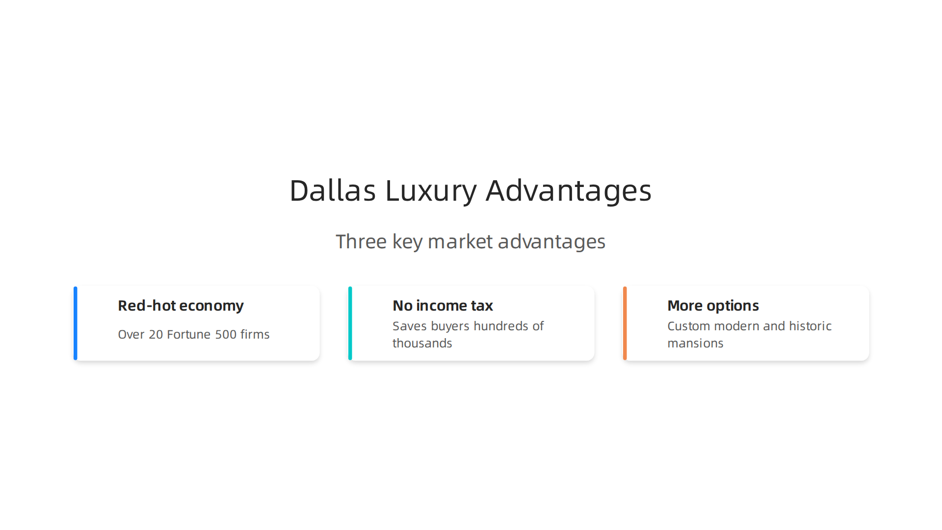 Key factors positioning Dallas as a leading luxury real estate market in 2026.