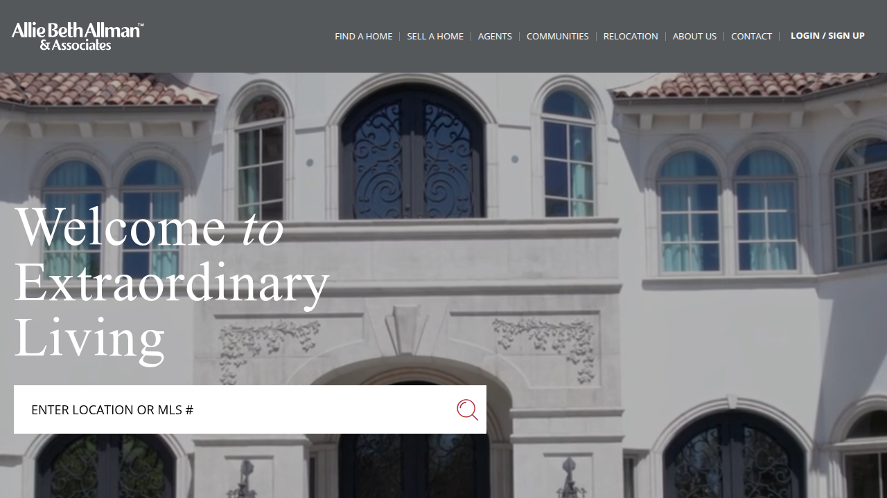 The website of a leading Dallas luxury real estate brokerage, offering expert services for high-end properties.