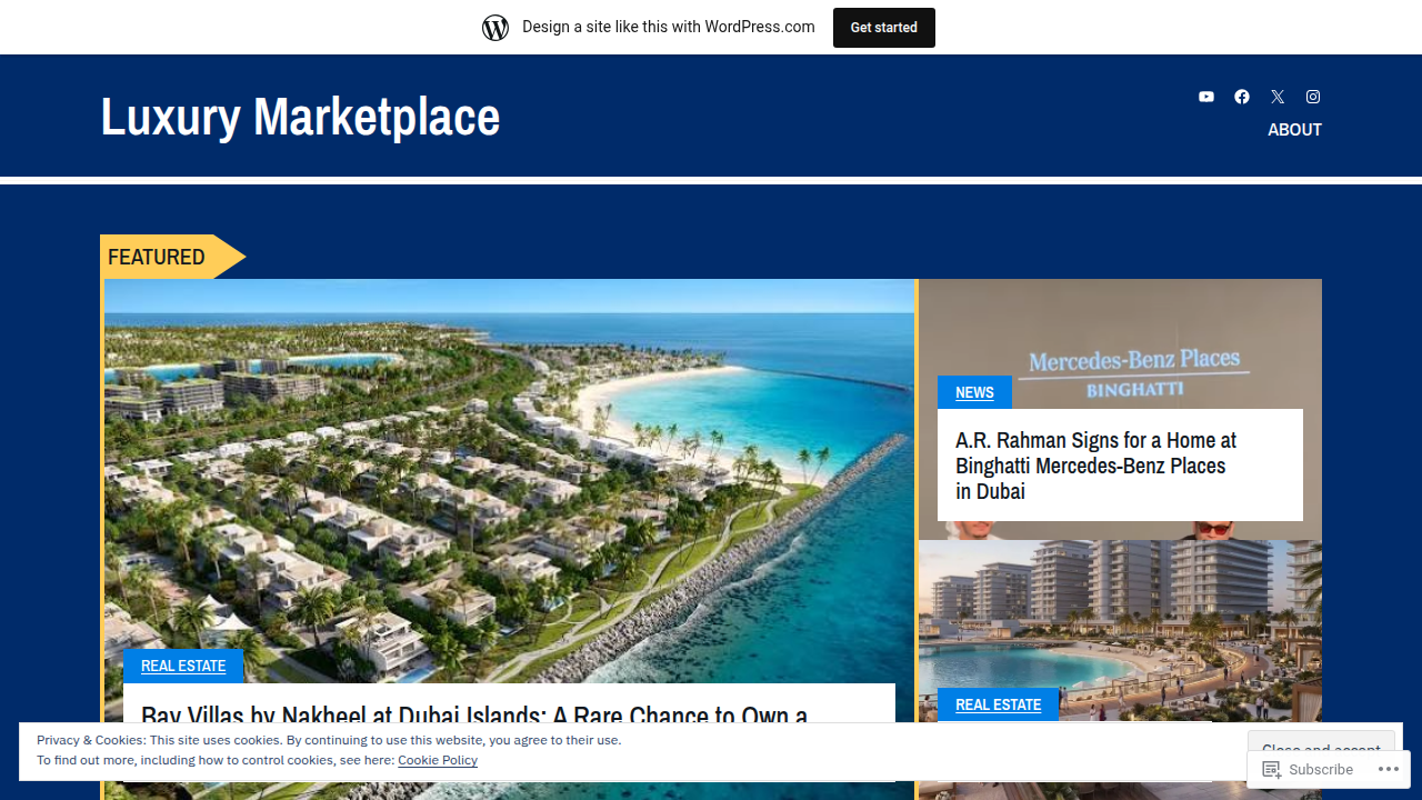 An example of an online platform providing insights into Dubai's dynamic real estate market trends and property values.