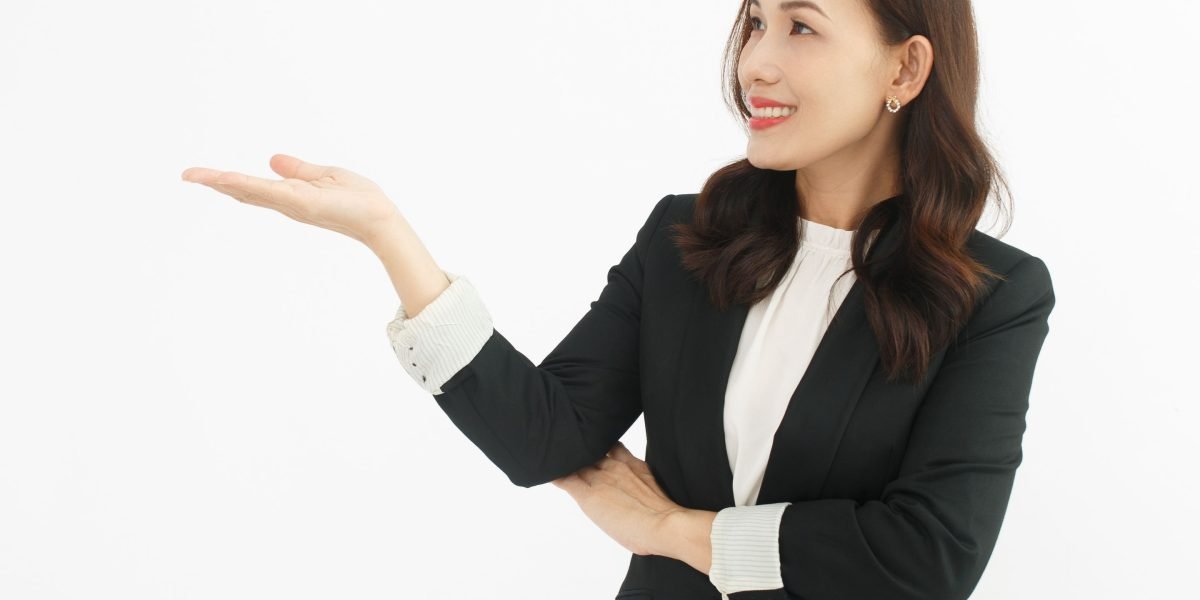 A confident professional presenting in a business setting, embodying trustworthiness and expertise in advisory roles.