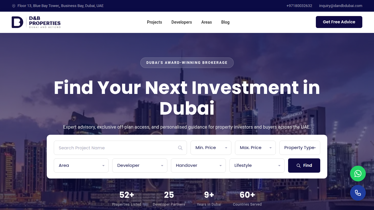 D&B Dubai's blog offers market insights and reports crucial for understanding the Dubai real estate landscape.